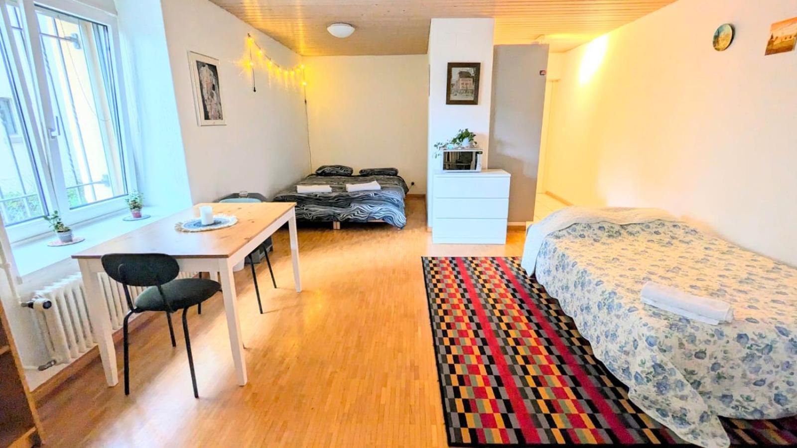 취리히 Urban Retreat - Cozy Studio With Private Patio 아파트 외부 사진