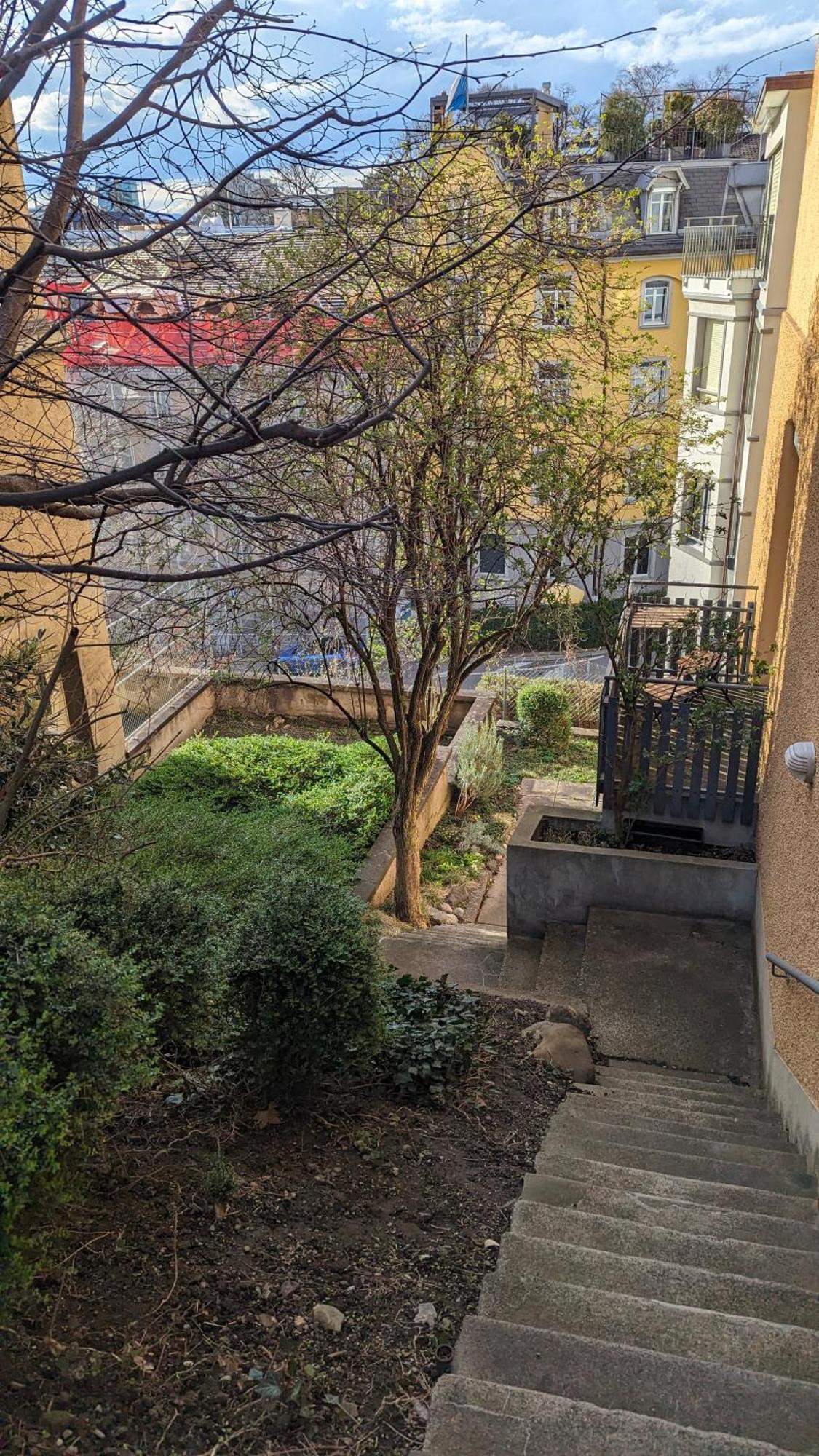 취리히 Urban Retreat - Cozy Studio With Private Patio 아파트 외부 사진
